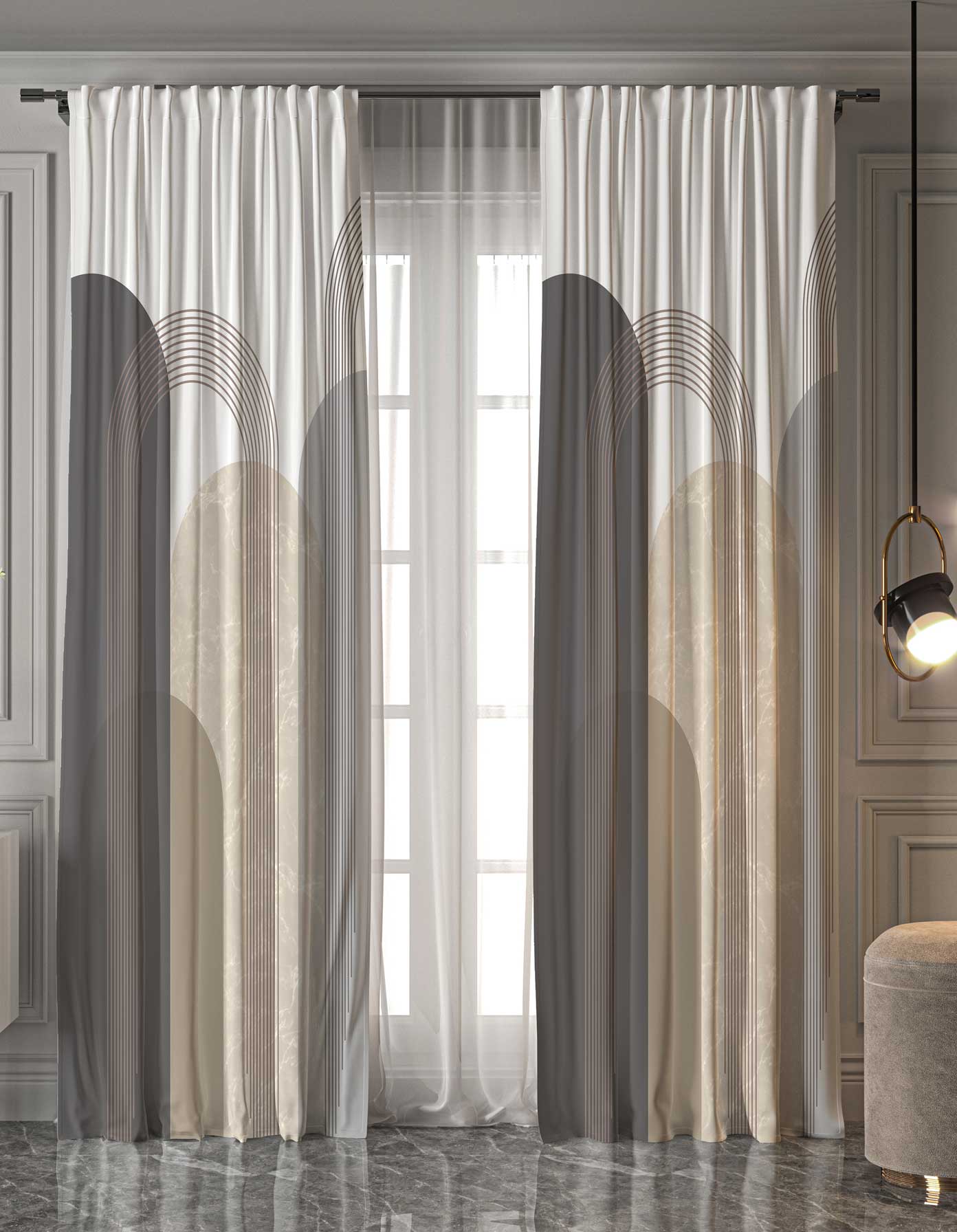 ستارة جاهزة تفصيل شريط جنبين _ كود 149